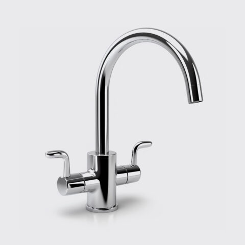 Chrome plated faucet